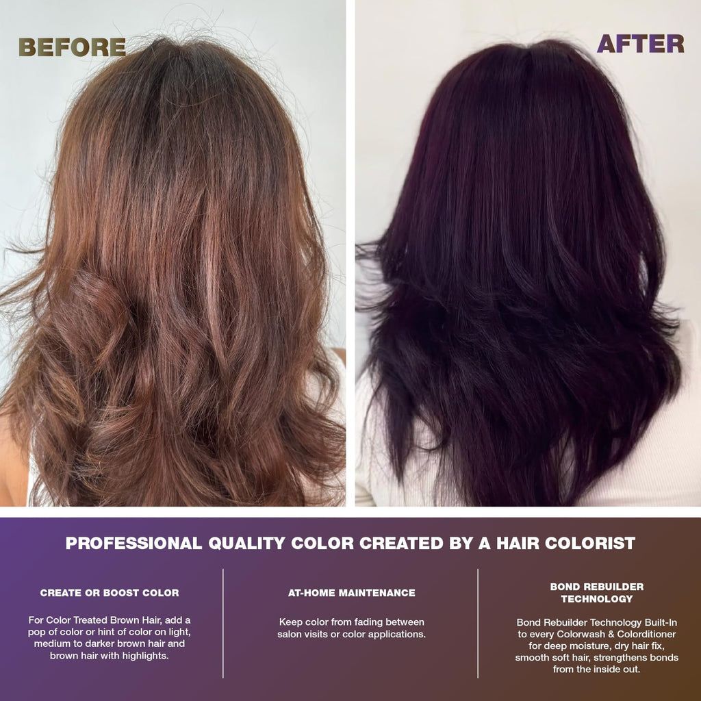 Purple FOR BRUNETTES,Viral Hybrid Colorditioner, Celeb Luxury