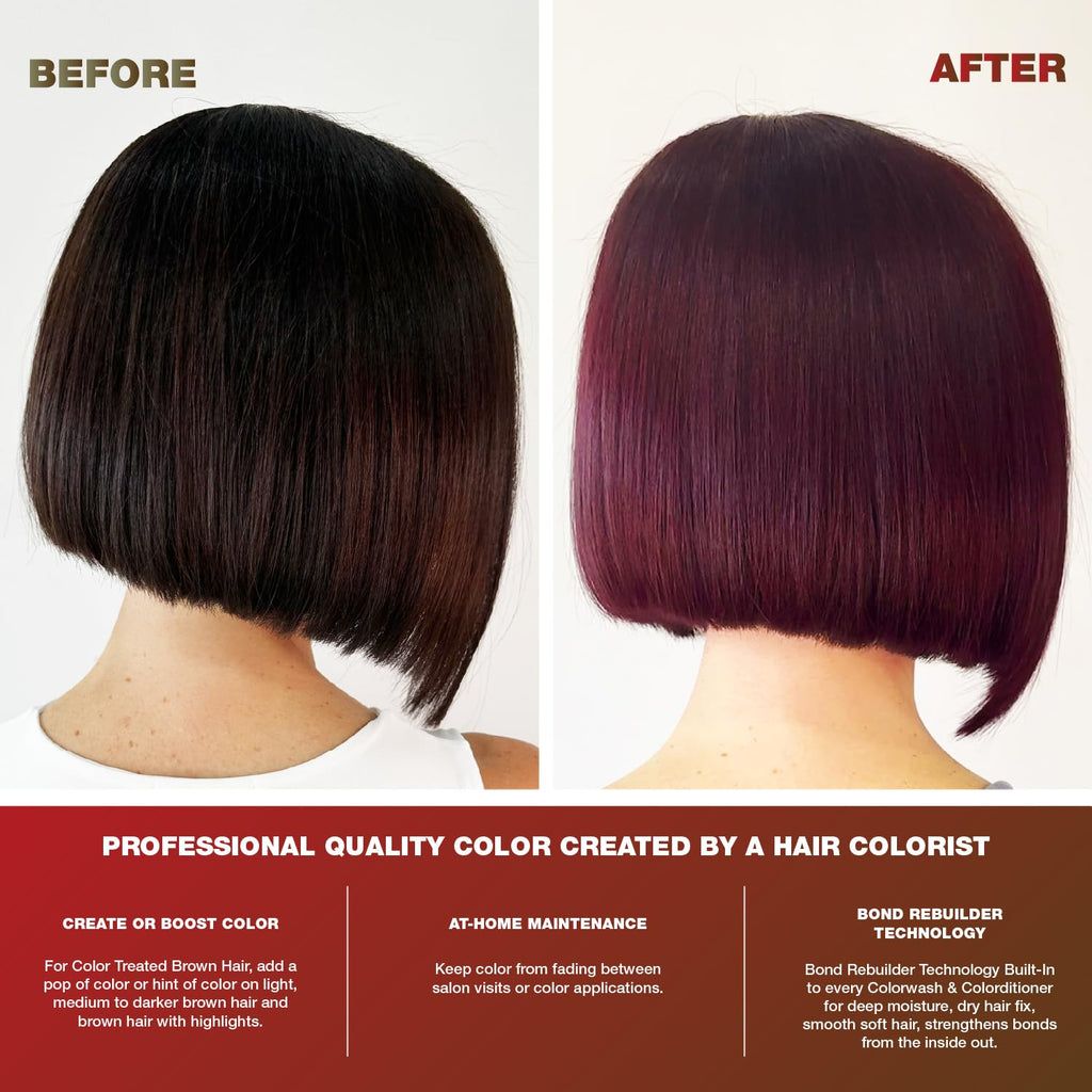 Red FOR BRUNETTES,Viral Colorwash Schampo, Celeb Luxury