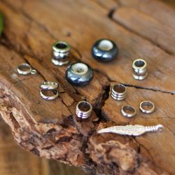 Small Silver Accents Dread Bead Jewellery-Raw Roots