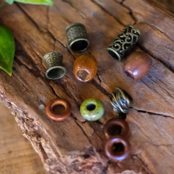 Bronze Accents Dreadlock Jewellery-Raw Roots