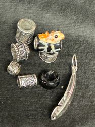 Rain Forest Dreadlock Jewelery Set-Raw Roots