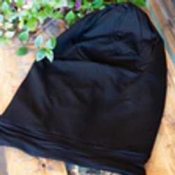 Exta Long Thin Satin Lined Bonnet Cap - Raw Roots