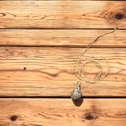 Silverlegerad Rundformig Pendant