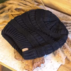 Baggy Satinlined Beanie - Raw Roots