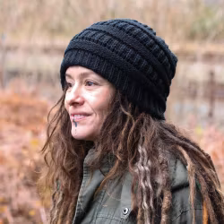 Baggy Satinlined Beanie - Raw Roots