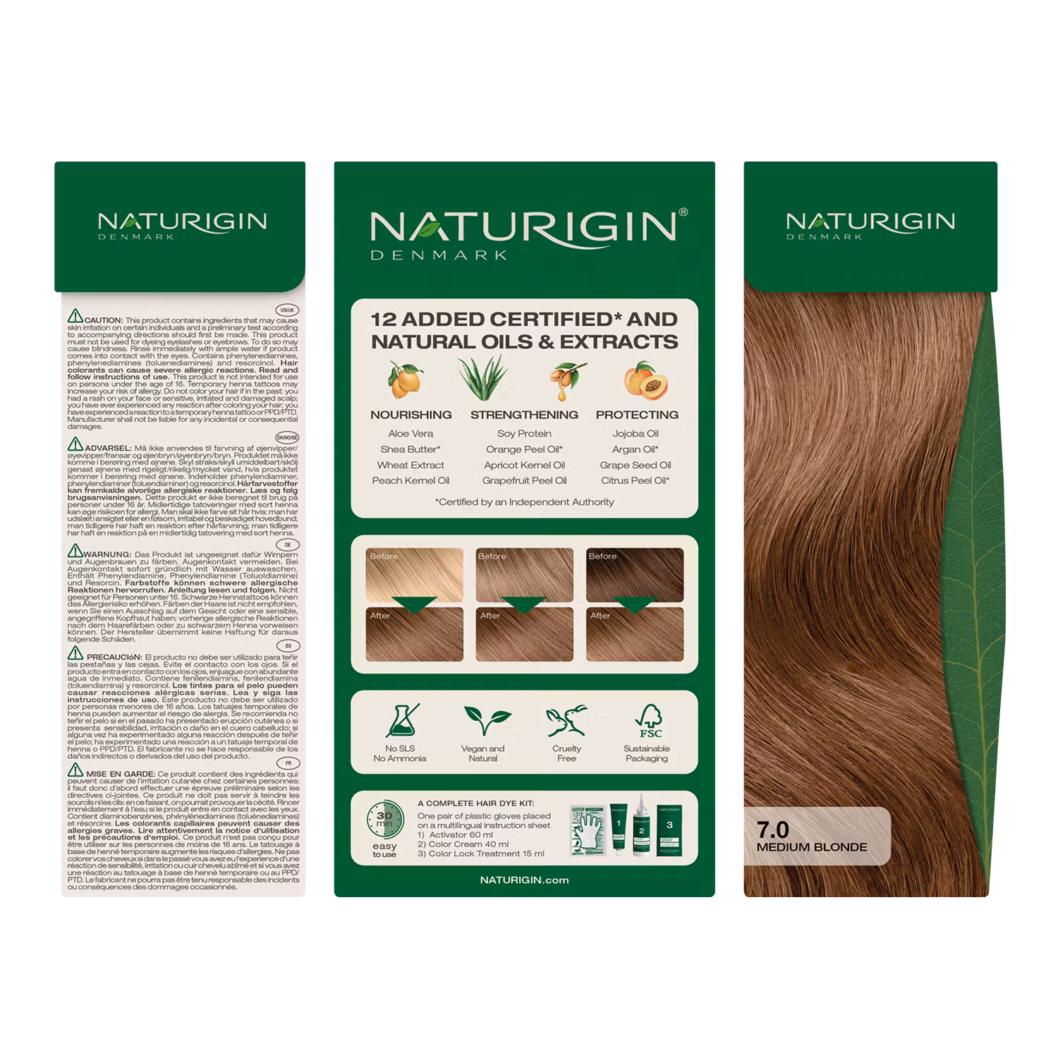 Medium Blonde 7.0 - Naturigin
