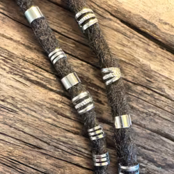 Silver Dread Cuff Set 8-10mm