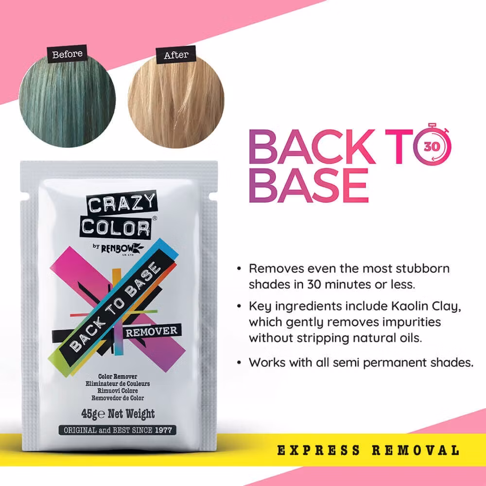 BACK TO BASE remover - Crazy Color