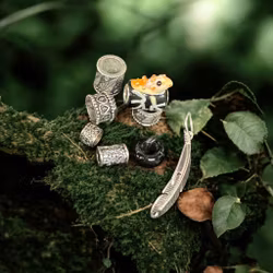 Rain Forest Dreadlock Jewelery Set-Raw Roots