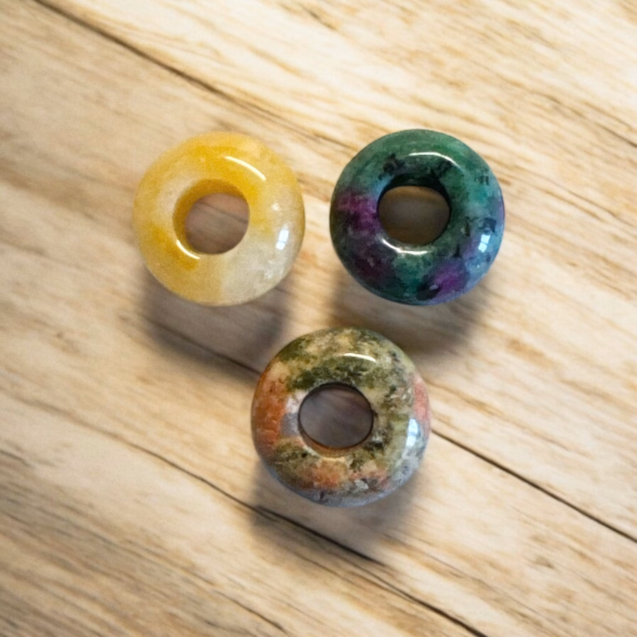 HARMONI äkta stenar set om 3