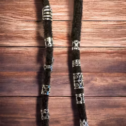 Silver Dream Dreadlock Cuff Set 7-10mm