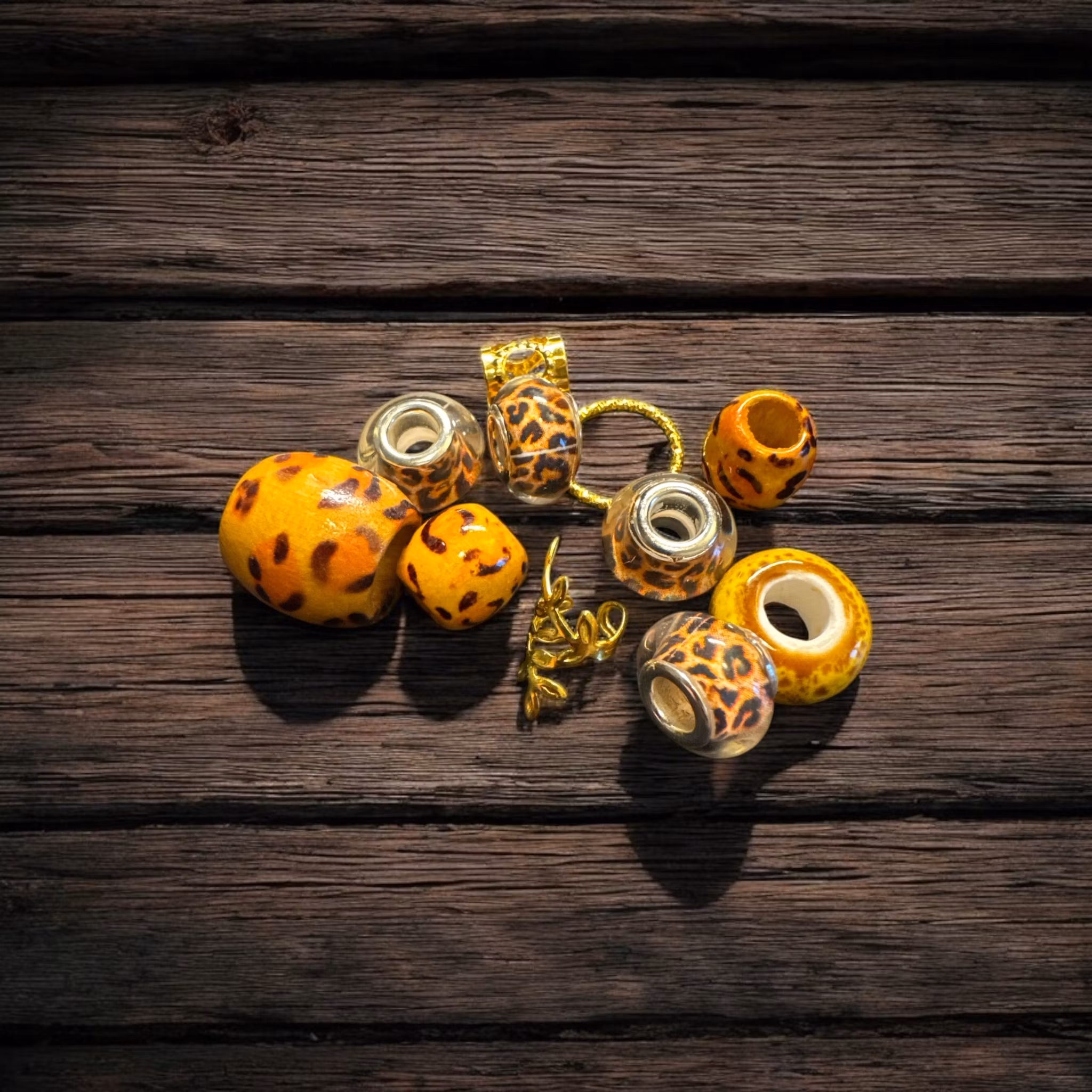 Leopard Love Bead Set