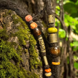 Bronze Accents Dreadlock Jewellery