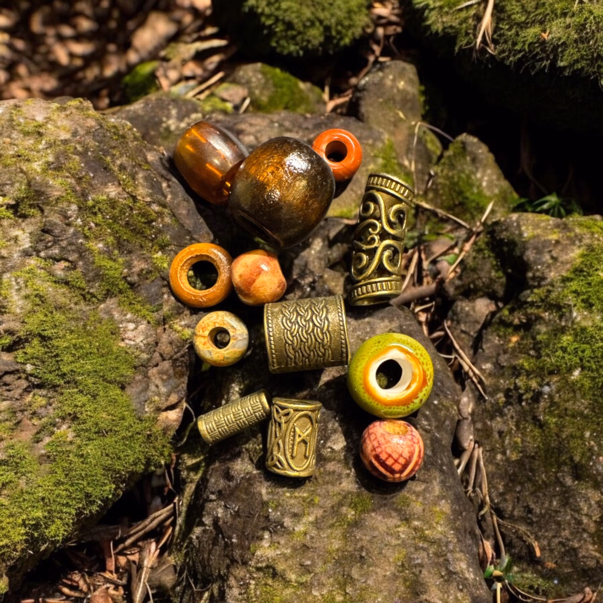 Bronze Accents Dreadlock Jewellery