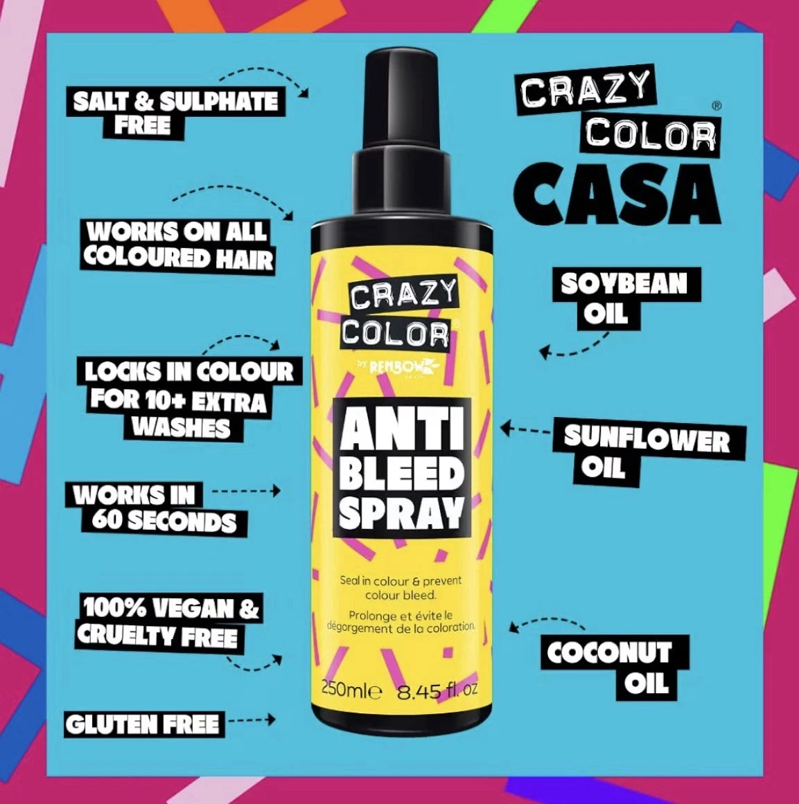 Anti bleed spray - Crazy Color