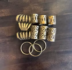 Bronze Dread Cuff Set 8-10mm