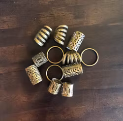 Bronze Dread Cuff Set 8-10mm