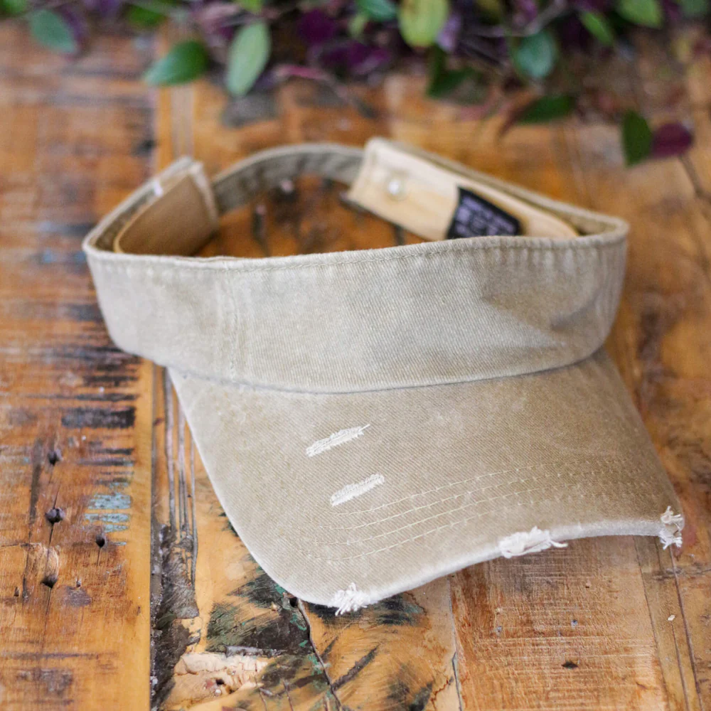 Dreadlock Denim Sun Visor -Keps- Raw Roots