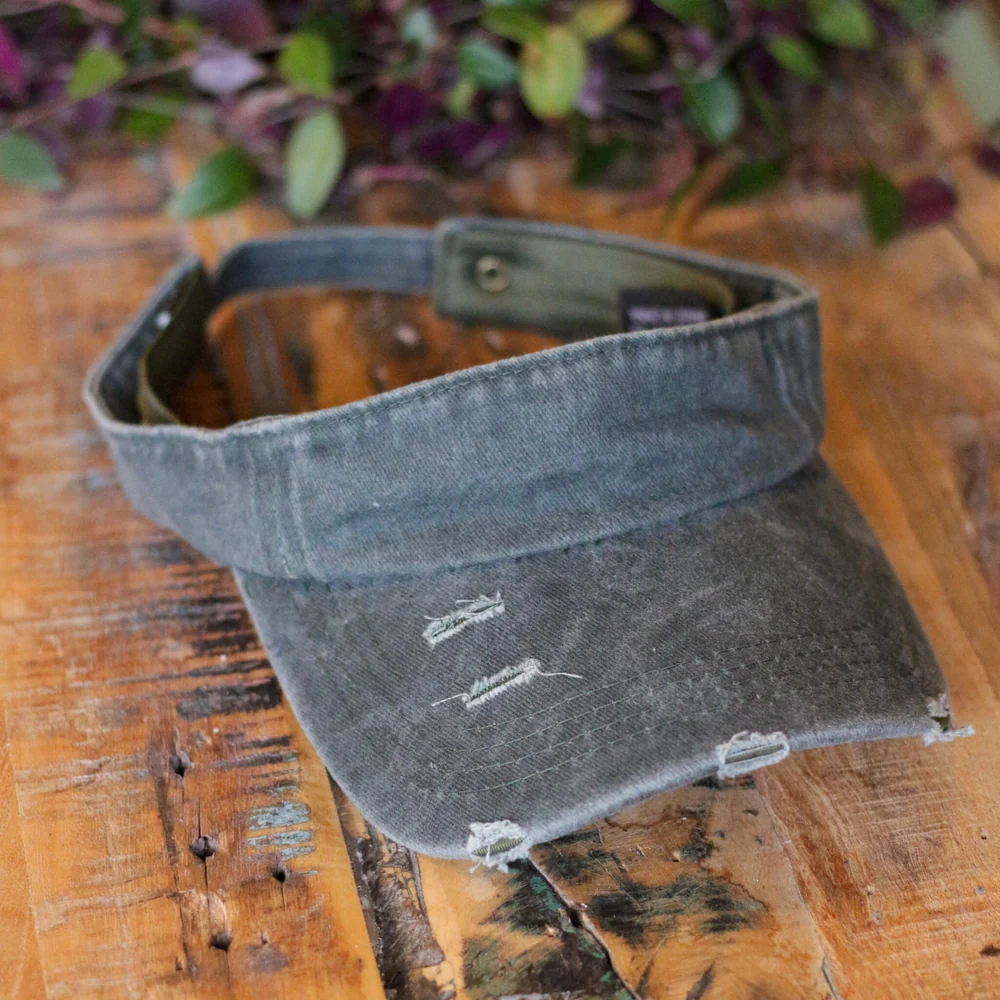 Dreadlock Denim Sun Visor -Keps- Raw Roots