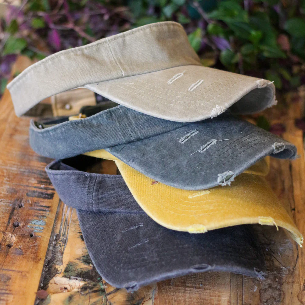 Dreadlock Denim Sun Visor -Keps- Raw Roots