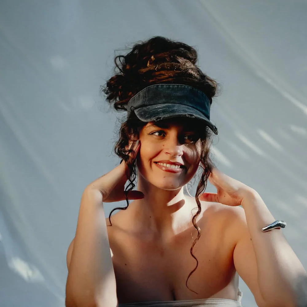 Dreadlock Denim Sun Visor -Keps- Raw Roots