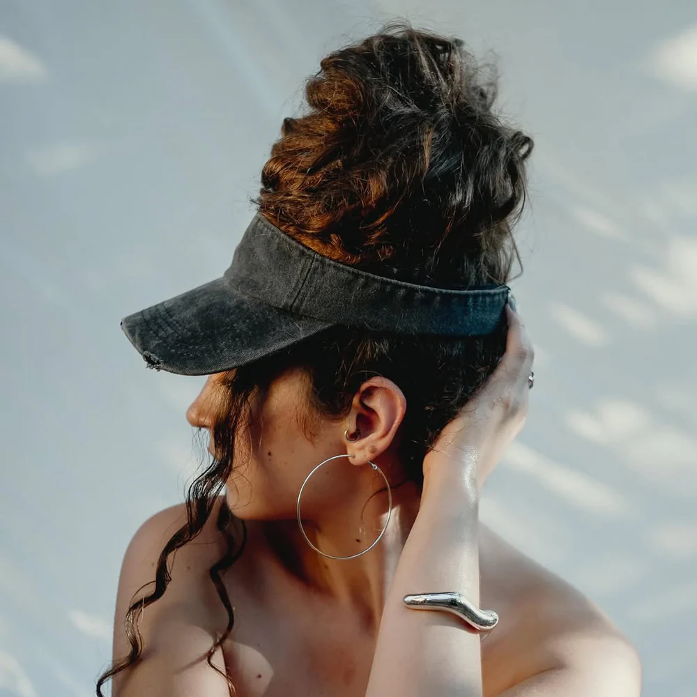 Dreadlock Denim Sun Visor -Keps- Raw Roots