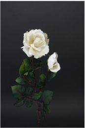 Roskvist creme- Längd 70 cm