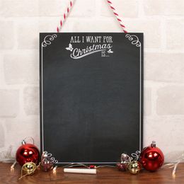 Griffeltavla med text - All I want for christmas is..