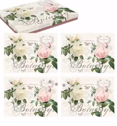Bordsunderlägg 4-Pack Botanique