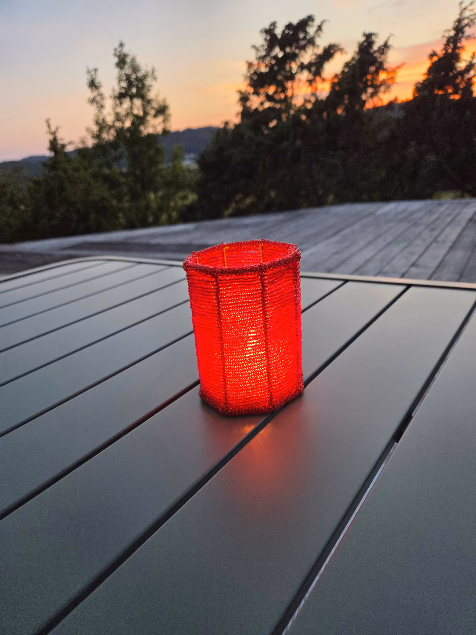 Ljuslykta för värmeljus