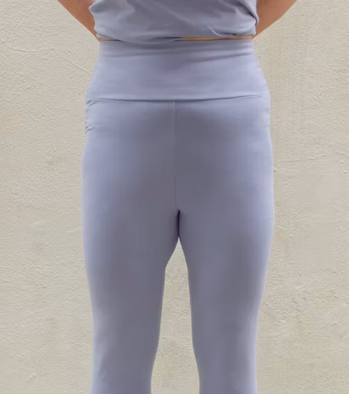 Tights hög midja Grayish Light