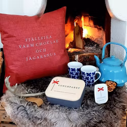 Fjällfika varm choklad och jägarsnus