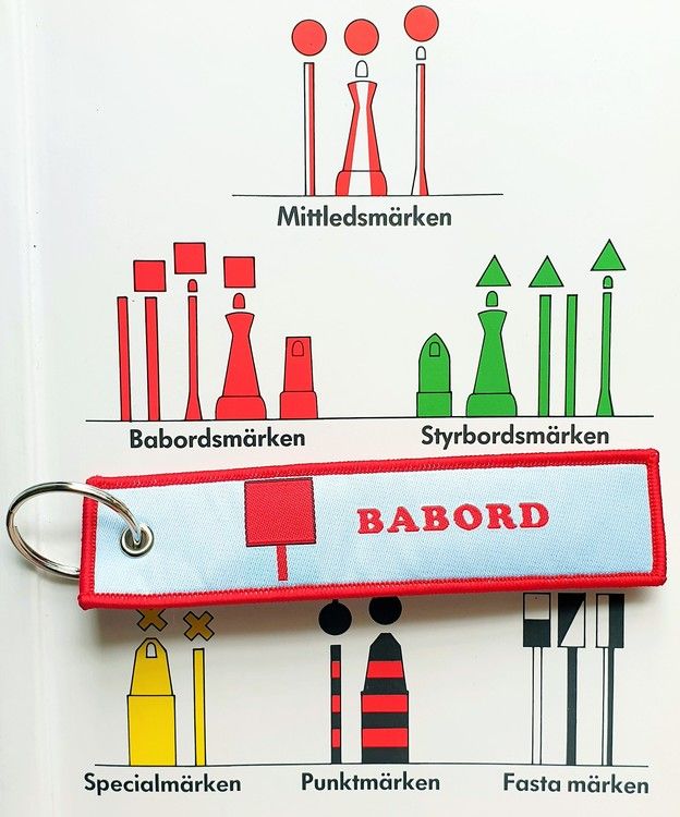 BABORD  Nyckelring/tag