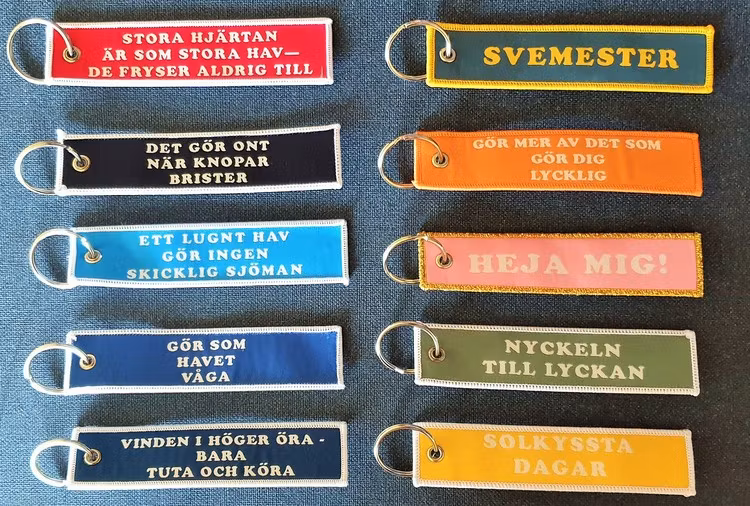 Fjällvandring omedelbar känsla av frihet  Nyckelring/tag