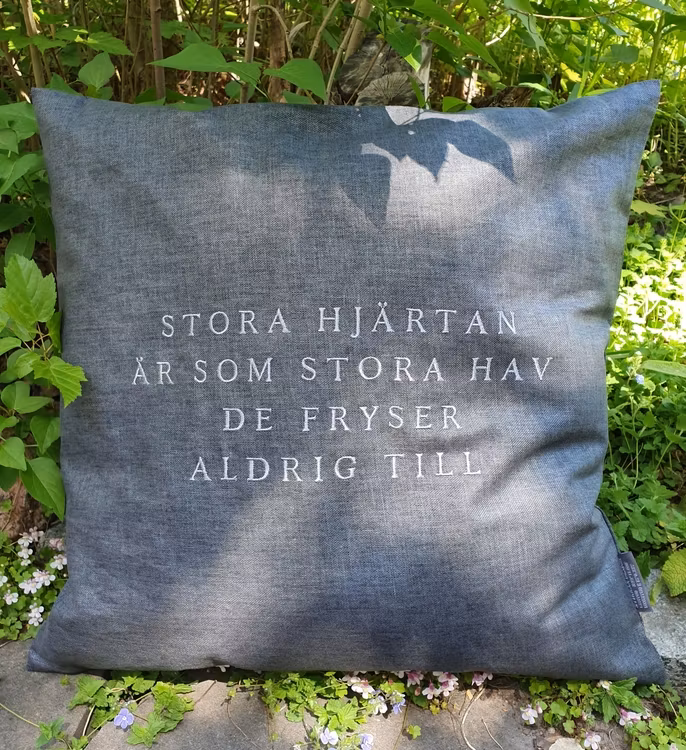 Stora hjärtan är som stora hav de fryser aldrig till
