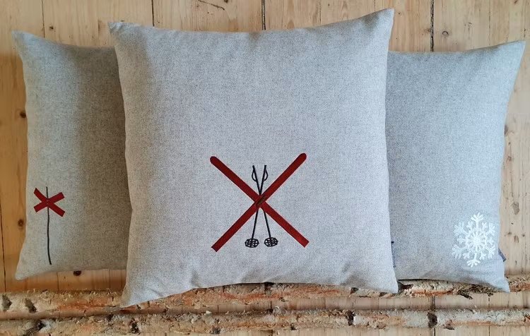 Ledkrysskudde mitten