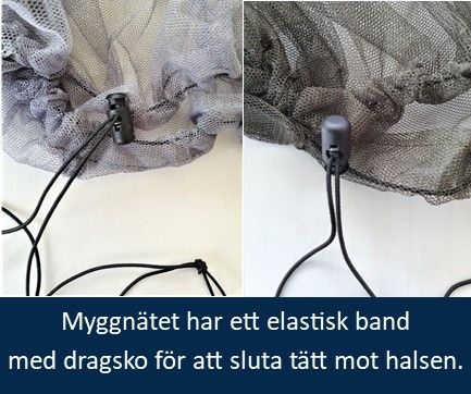 Myggnät - naturgrönt