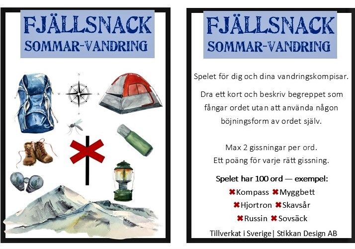 Fjällsnack  - kortspel