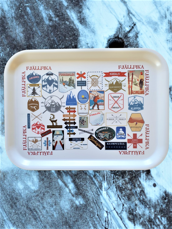 Fjällfika- Bricka