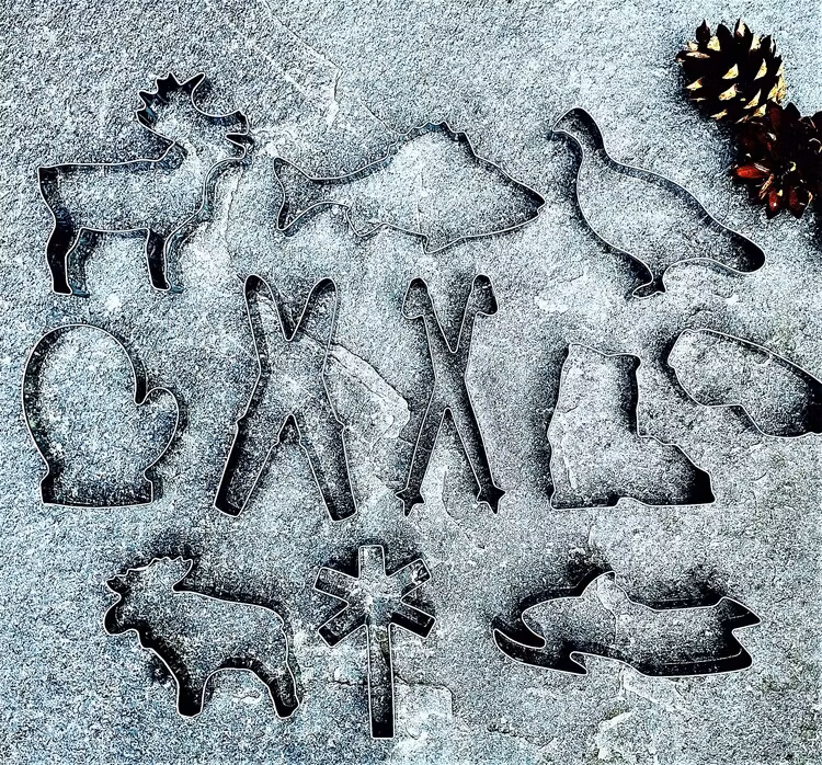 Skidglasögon/Googels pepparkaksform