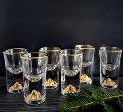 Snaps/likörglas - Fjäll, 6 st