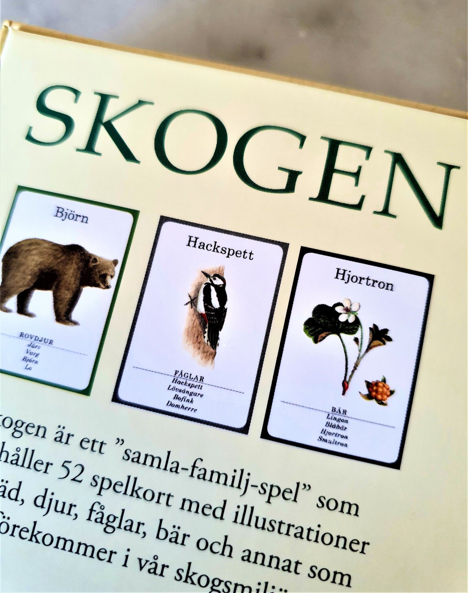 Skogen - kortspel