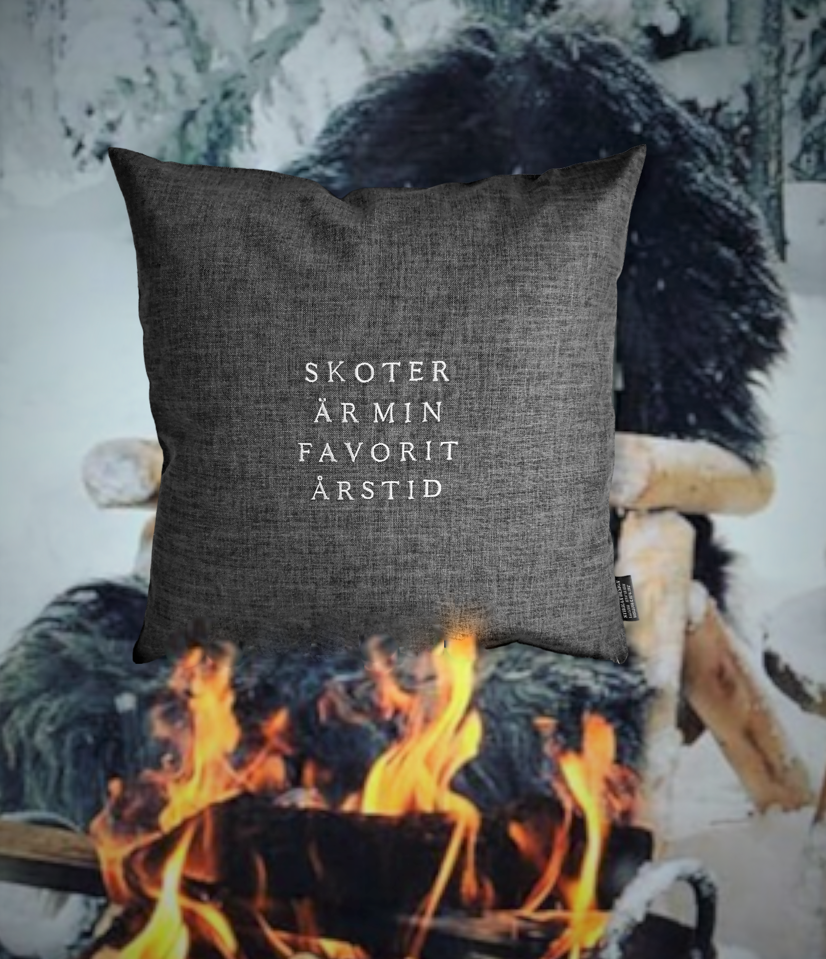 Skoter är min favoritårstid, grå