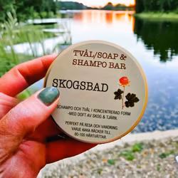 Skogsbad - Tvål & Schampo kaka i ask