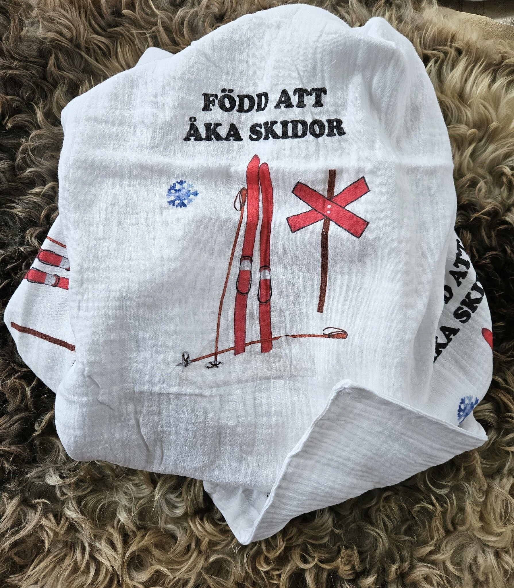 Muslinfilt - Född att åka skidor