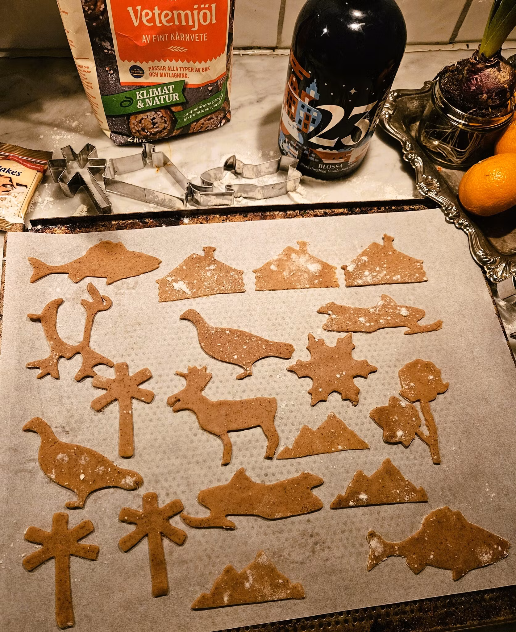 Snöflinga Pepparkaksform