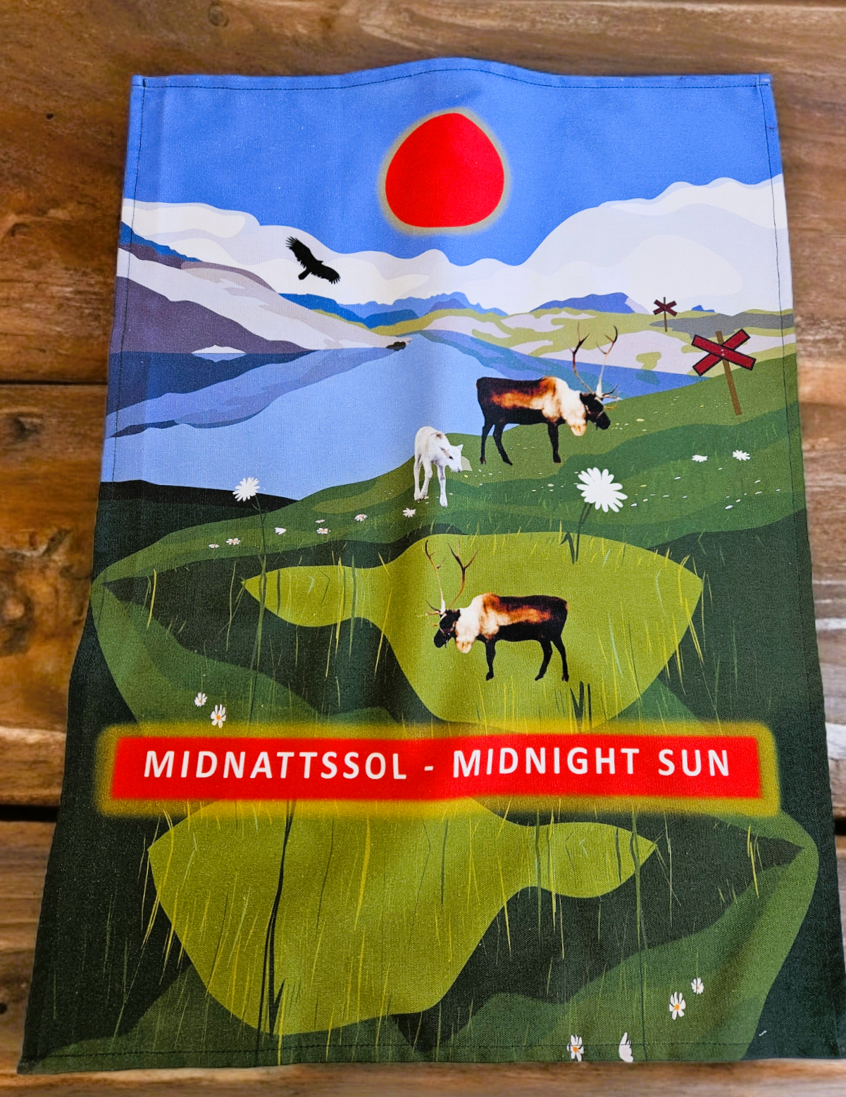 Handduk - Midnattssol
