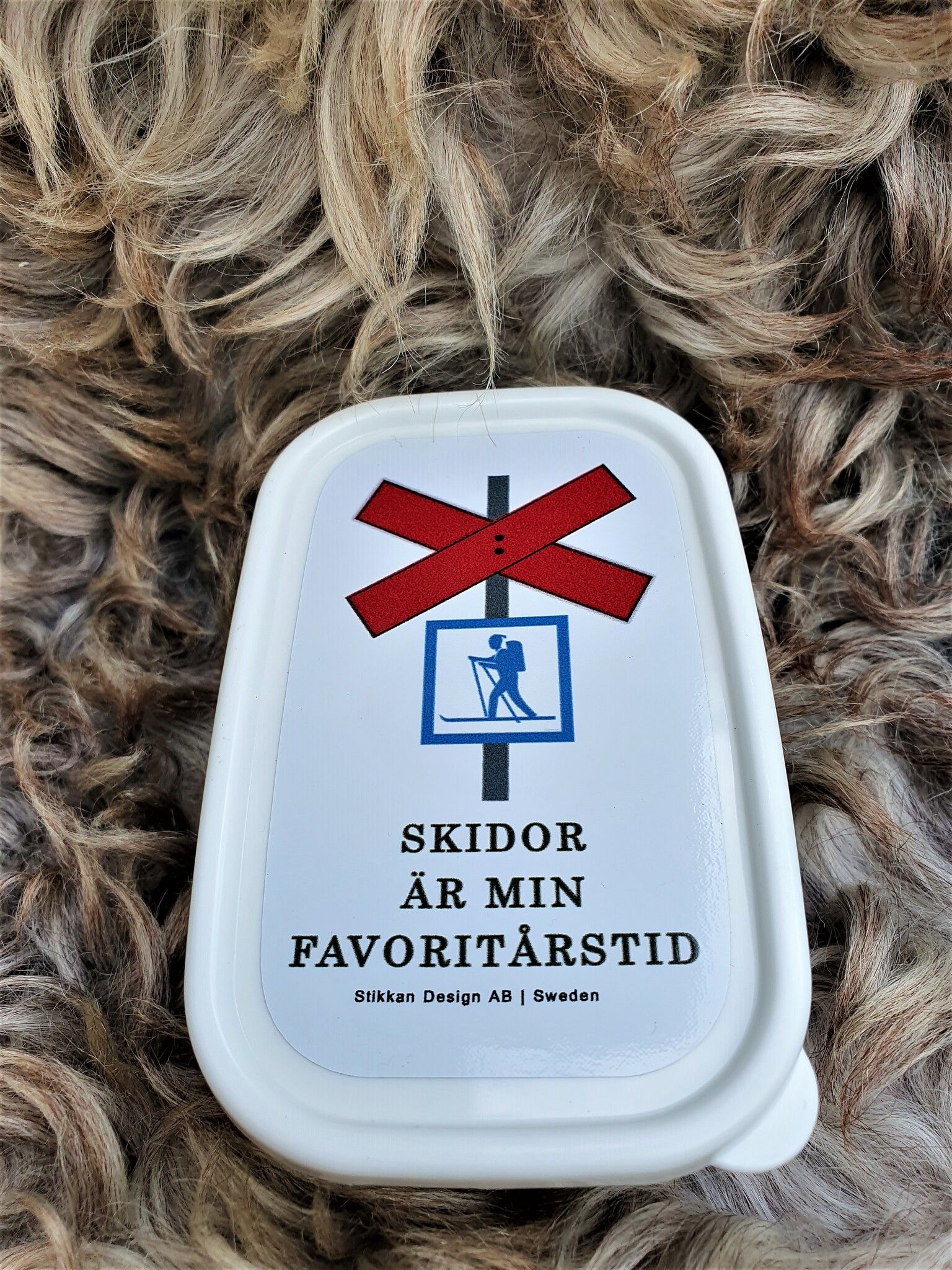 Mellislåda - Skidor är min favoritårstid