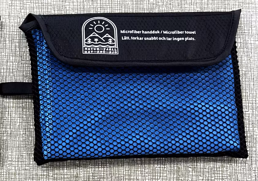 Sporthandduk blå