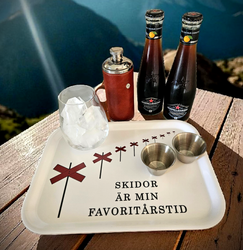 Skidor är min favoritårstid - Bricka